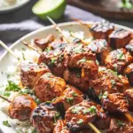Ancho Chicken Skewers: Grilled or Baked