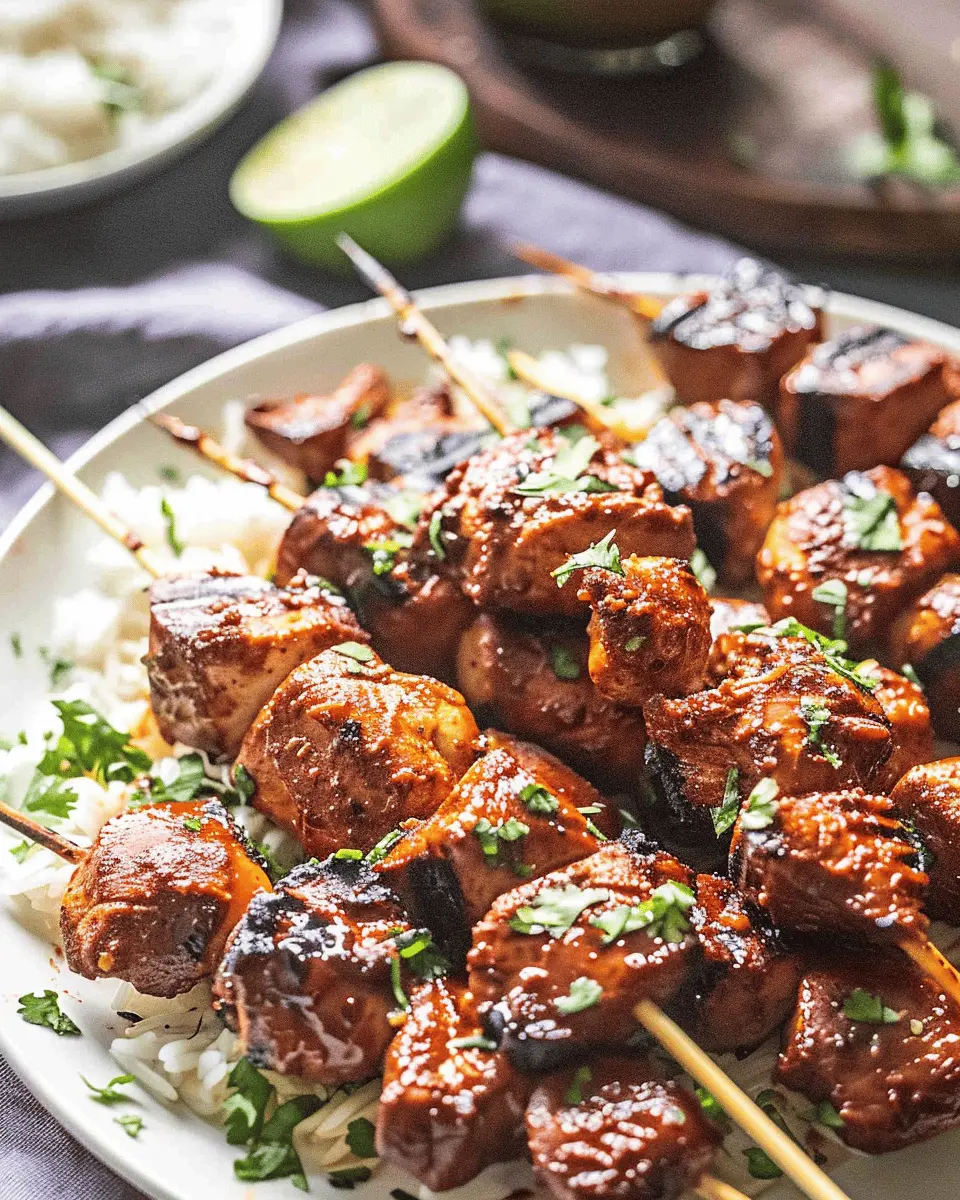 Ancho Chicken Skewers: Juicy Grilled or Baked Delight at Home