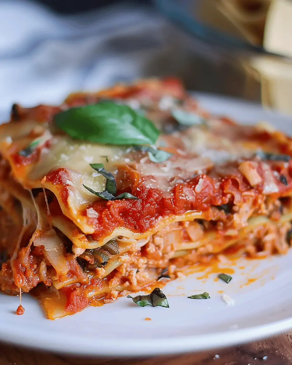 Best Damn Vegan Lasagna with Homemade Seitan and Zesty Spinach