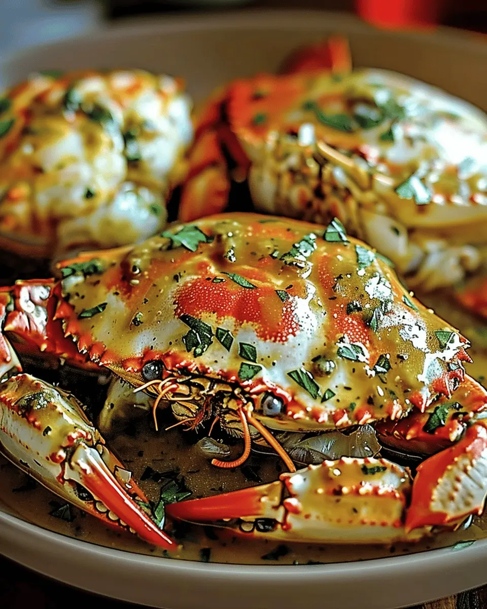 Buttery Garlic Crab