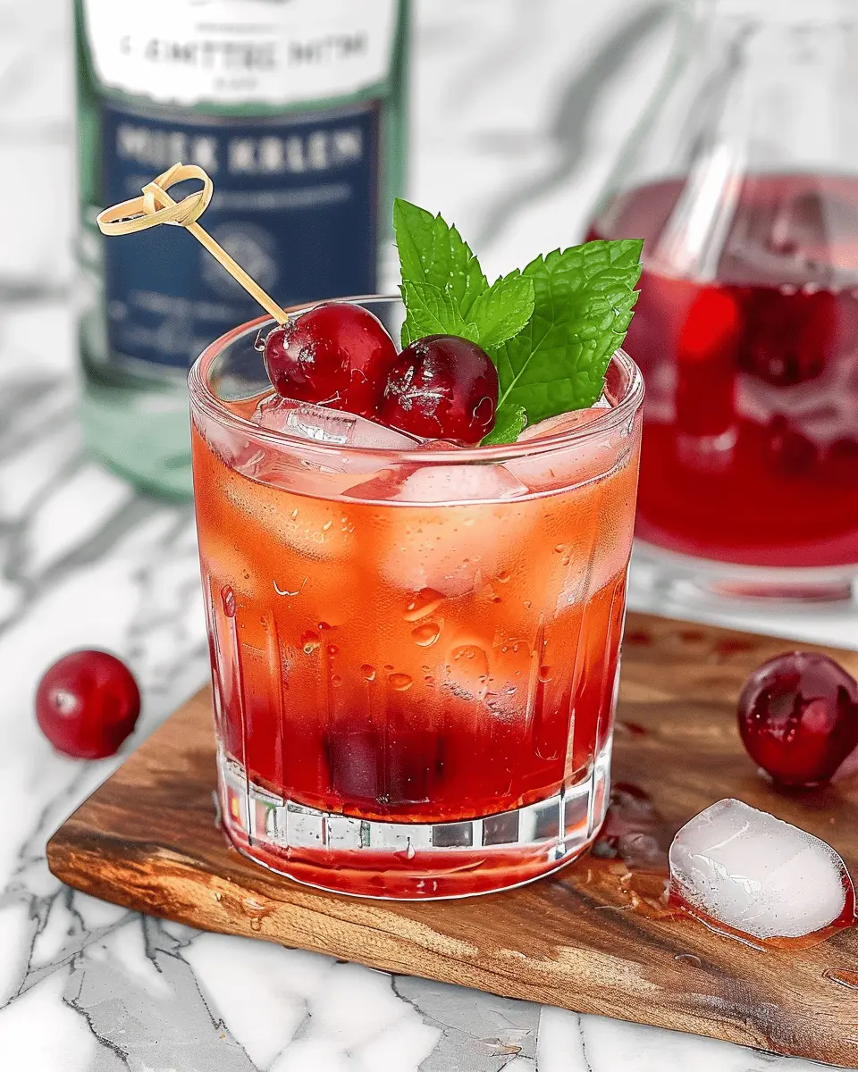 Cherry Bomb Mocktail: A Refreshing Twist for Your Taste Buds