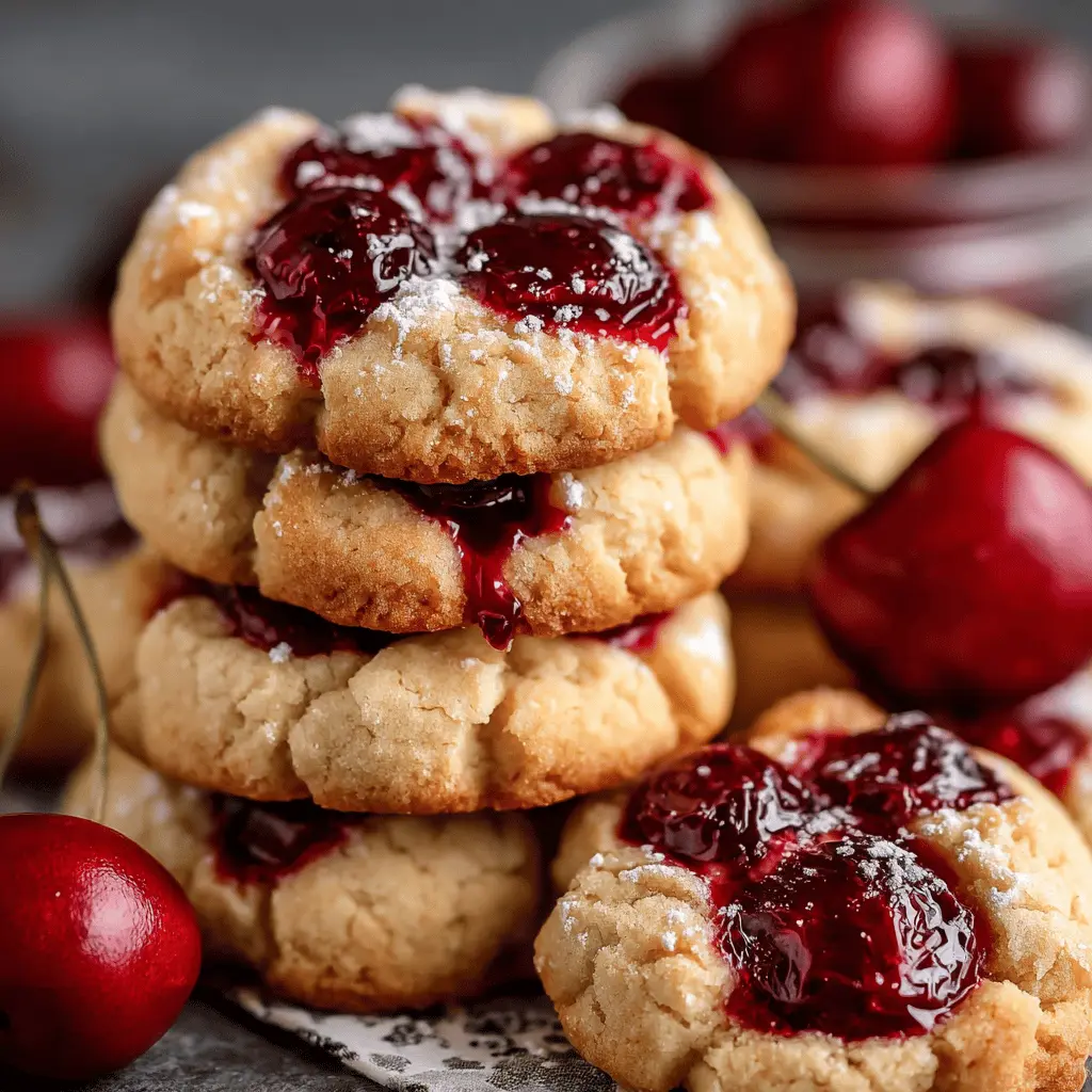 Cherry Thumb Cookies: Easy and Irresistibly Delicious Treats