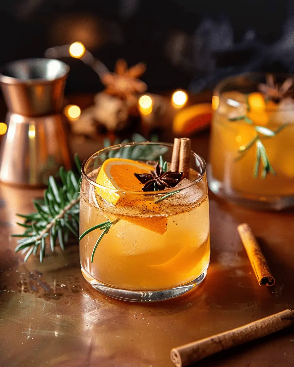Cinnamon Bourbon Old Fashioned: Indulgent Twist with Brûléed Oranges