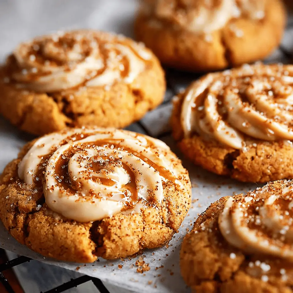 Copycat Crumbl Caramel Pumpkin Cookies: The Best Fall Treat