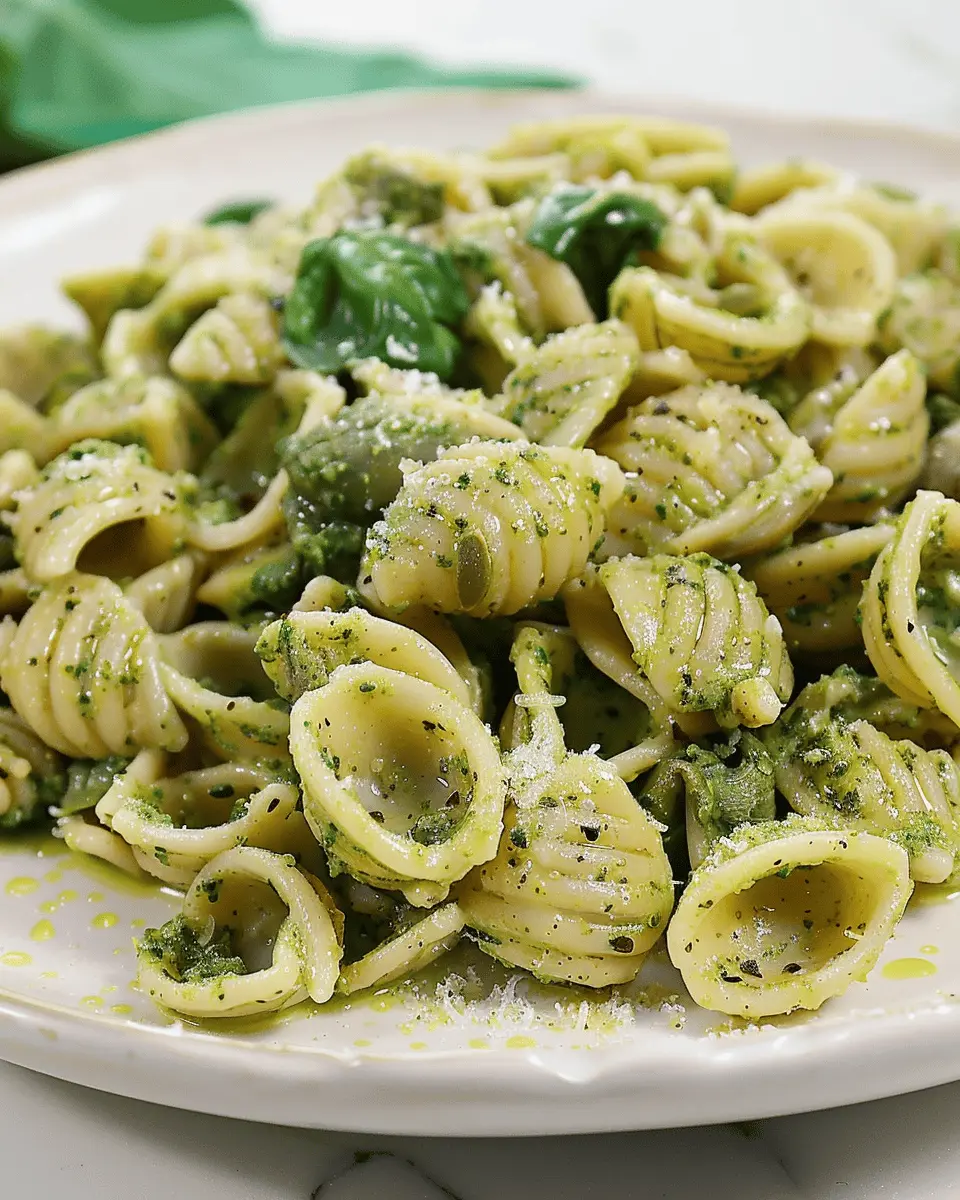 Creamy Pesto Pasta with Turkey Bacon: A Simple Indulgence