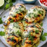 Mexican Grilled Salsa Verde Pepper Jack Chicken