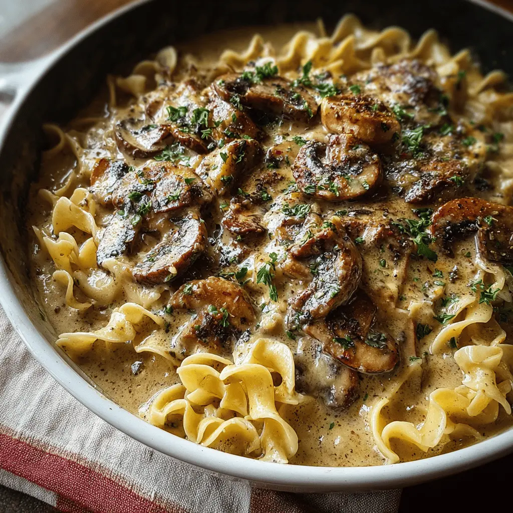 Mushroom Stroganoff: A Creamy, Comforting Family Favorite