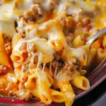 SLOW COOKER CHEESY PENNE
