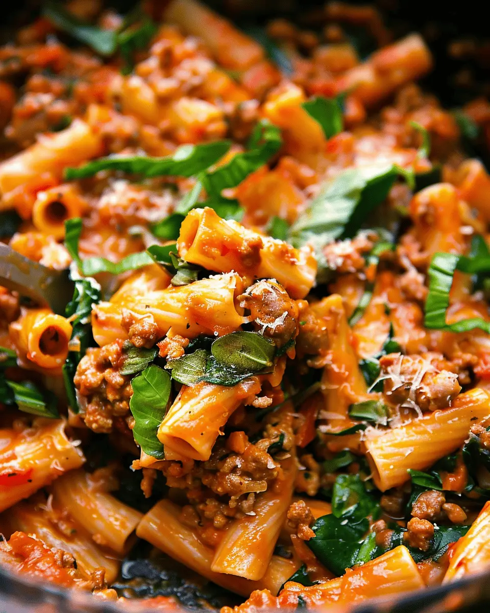Sausage Rigatoni: Easy Indulgence for Flavorful Comfort Meals