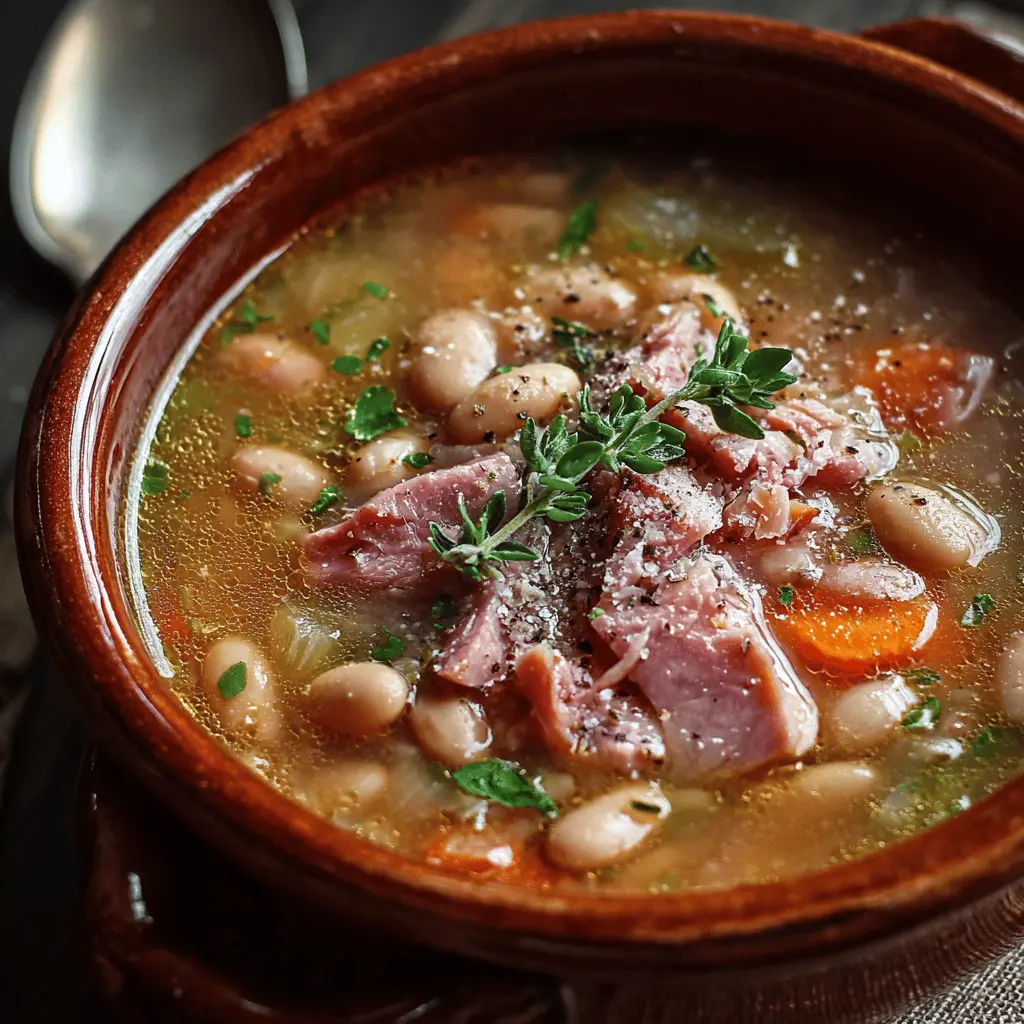 Smokey Ham and Pinto Bean Soup: A Cozy Chicken Ham Delight