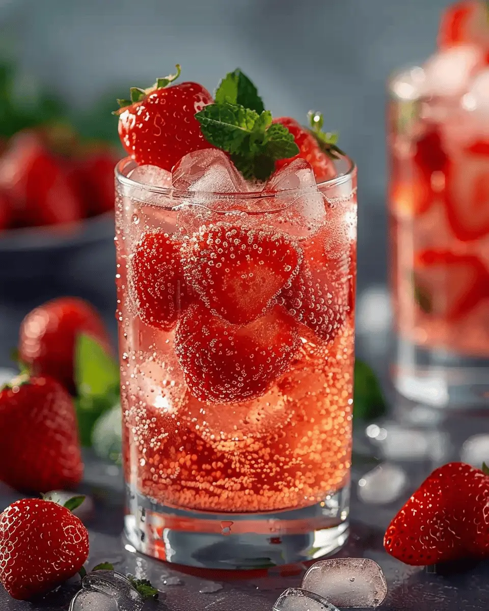 Strawberry Dirty Sprite Drink: A Refreshing Twist for Hot Days