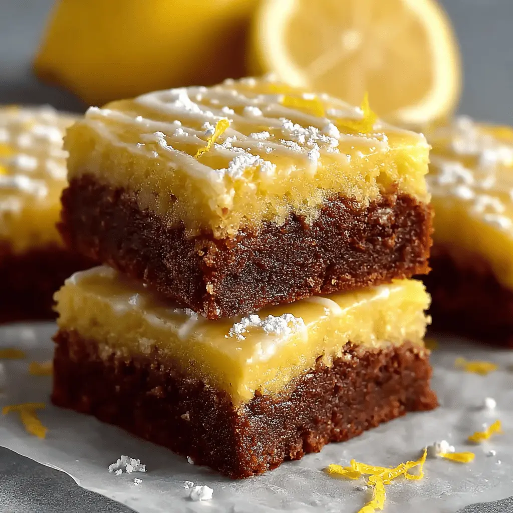 Tangy Lemon Brownies: The Best Zesty Treat for Your Family