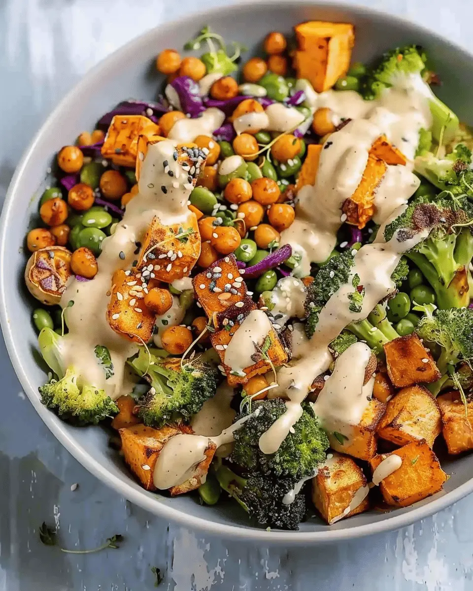 Vegan Mediterranean Roasted Veggie Bowl: A Bright and Easy Delight