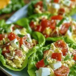 BLT Egg Salad Lettuce Wraps