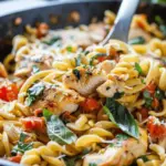 Chicken Bryan Pasta Skillet