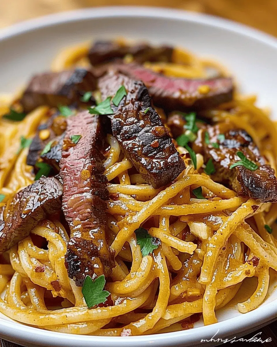 Creamy Cajun Garlic Butter Spaghetti with Beef Strips: The Best Comfort Dish