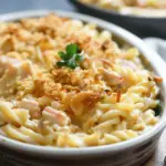 Creamy Chicken Cordon Bleu Pasta Bake