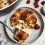 Croissant Bread Pudding with Espresso Crème Anglaise