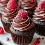 Delicious Chocolate Raspberry Cupcakes