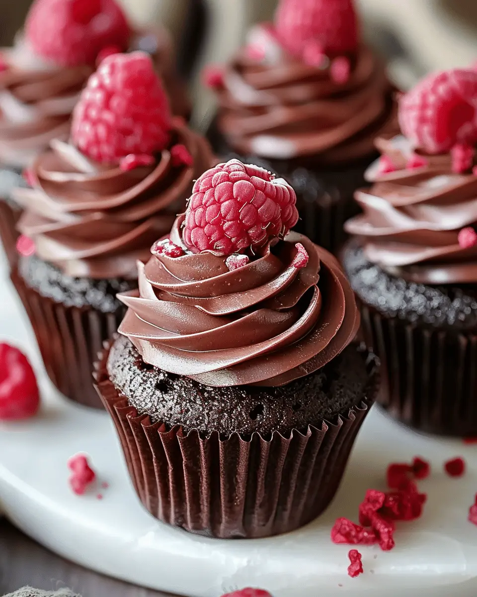 Delicious Chocolate Raspberry Cupcakes for an Indulgent Treat