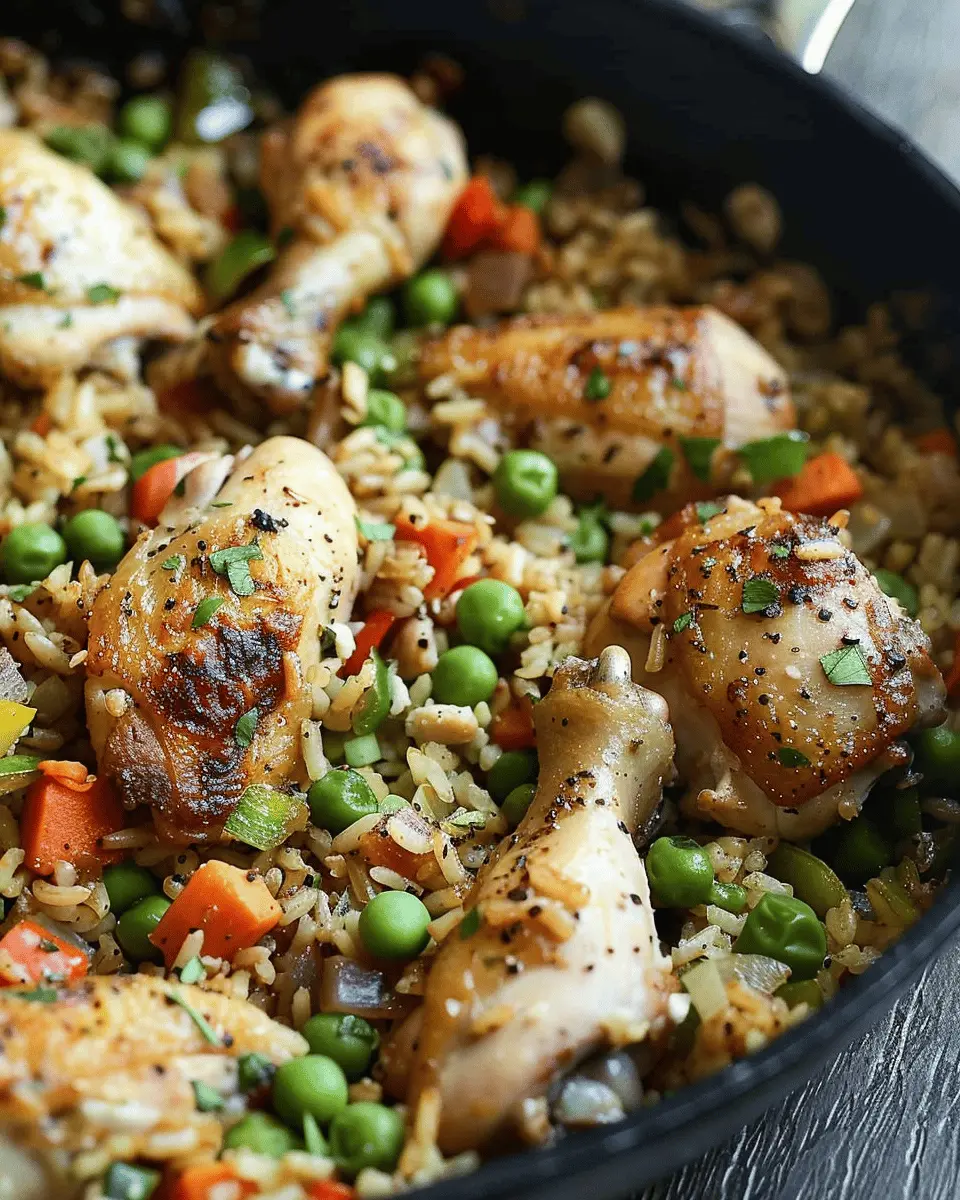 Dirty Rice Chicken Skillet: A Cozy, Flavorful Family Meal