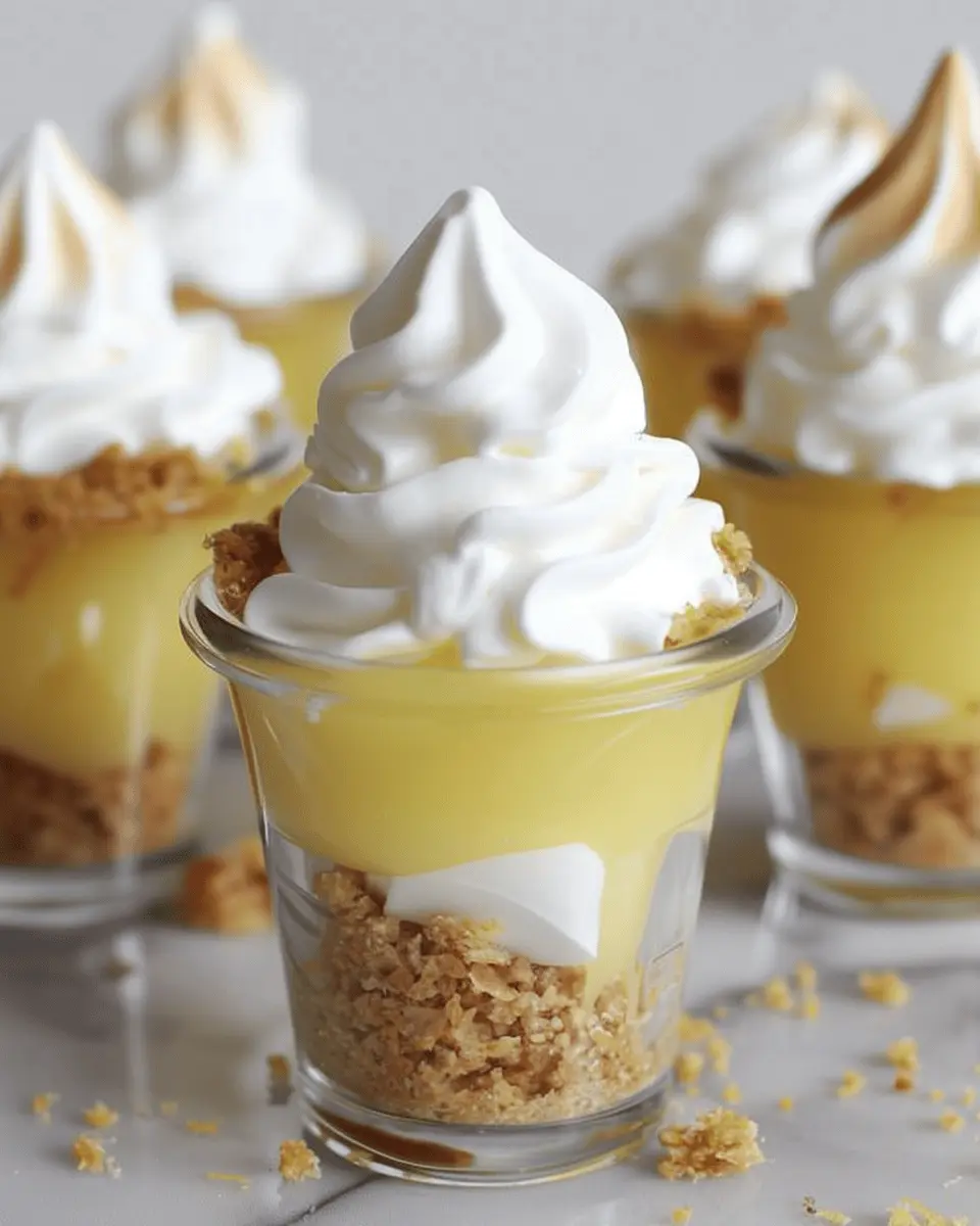Lemon Meringue Pie Shooters: Easy and Indulgent Treats to Savor
