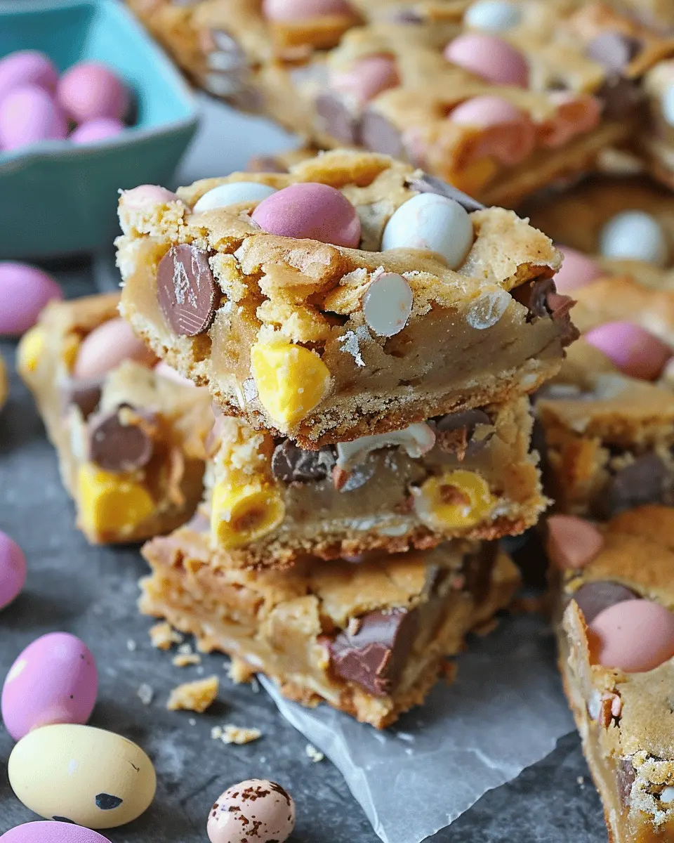 Mini Egg Cookie Bars: The Best Indulgent Treat for Sweet Cravings