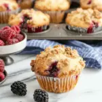 Mixed Berry Streusel Muffins
