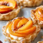 Peach and Cream Cheese Mini Tarts