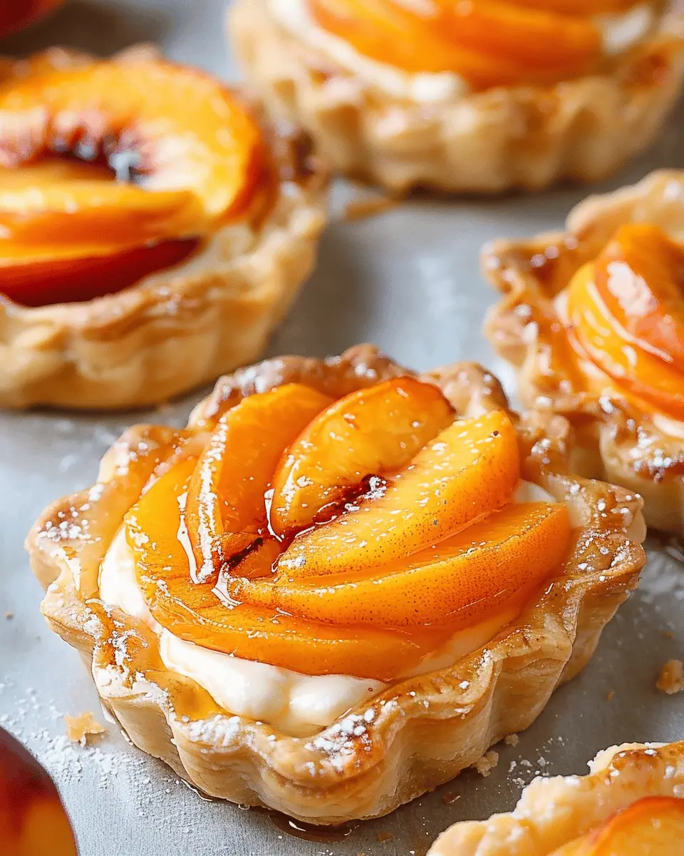 Peach and Cream Cheese Mini Tarts: Easy, Indulgent Summer Treats