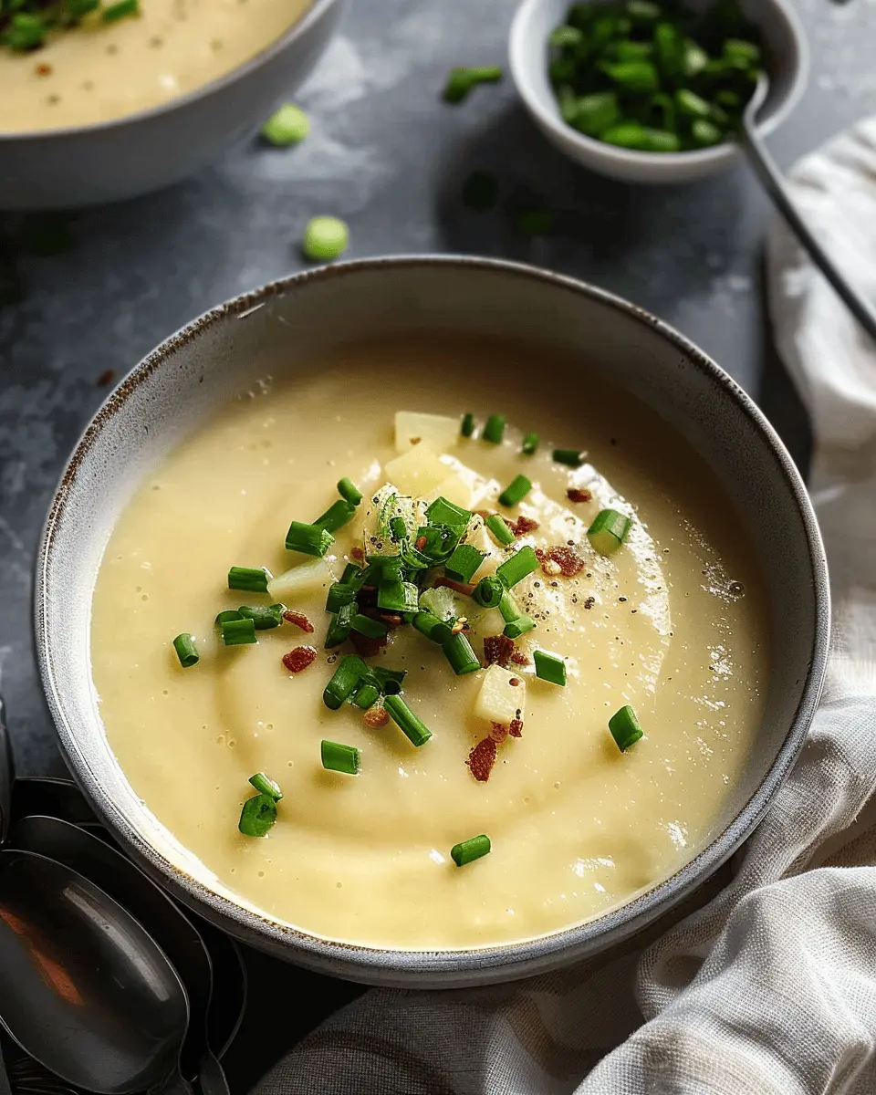 Potato and Leek Soup: Easy Comfort Food with Turkey Bacon