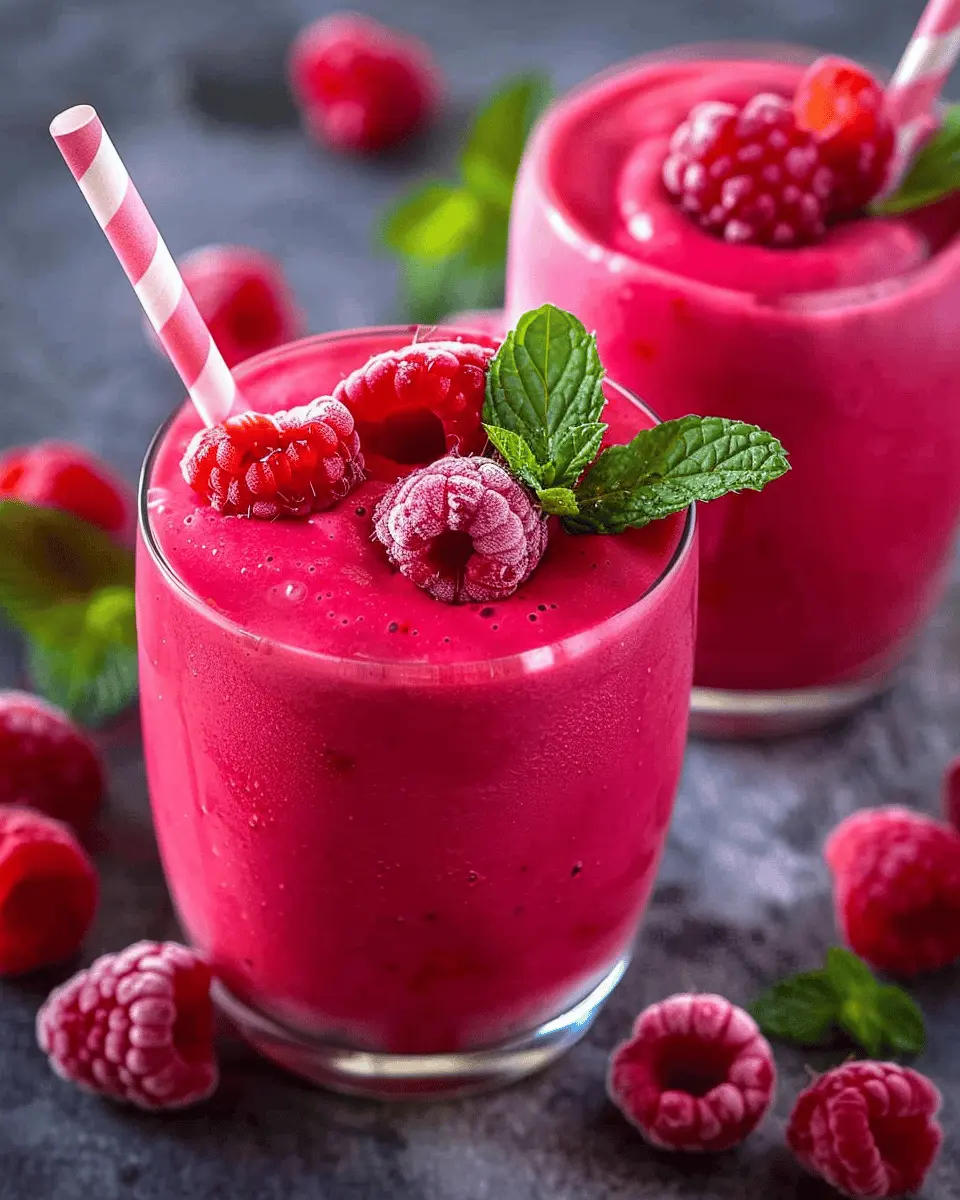 Raspberry Yogurt Smoothie: A Refreshing Treat to Brighten Your Day