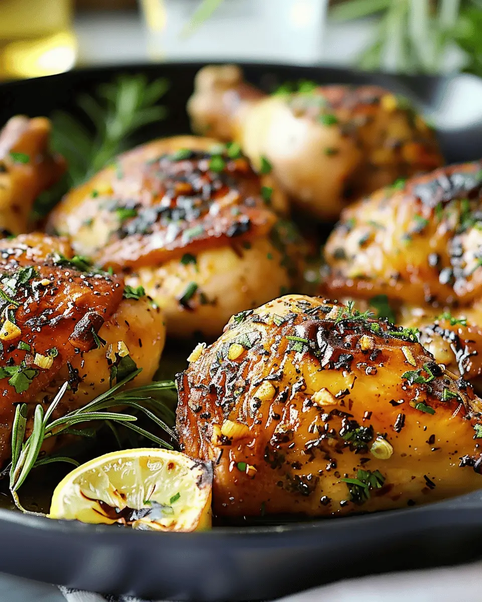 Savory Oven-Roasted French Garlic Chicken: A Juicy Delight at Home