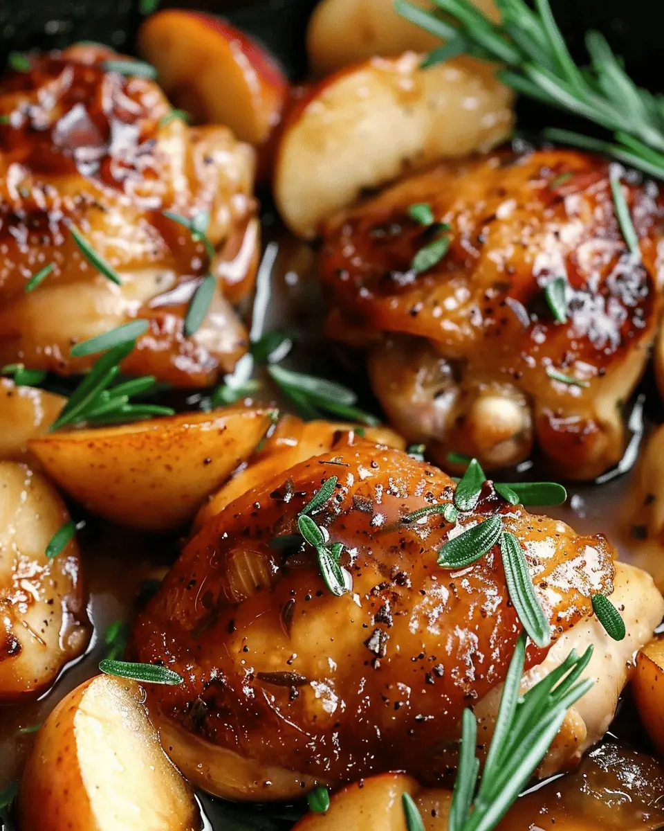 Savory Skillet Apple Cider Chicken: A Juicy Comfort Meal