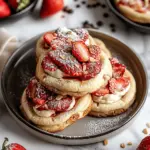 Strawberry Cheesecake Stuffed Cookies