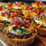 Taco Cupcakes Delight: A Flavorful Appetizer