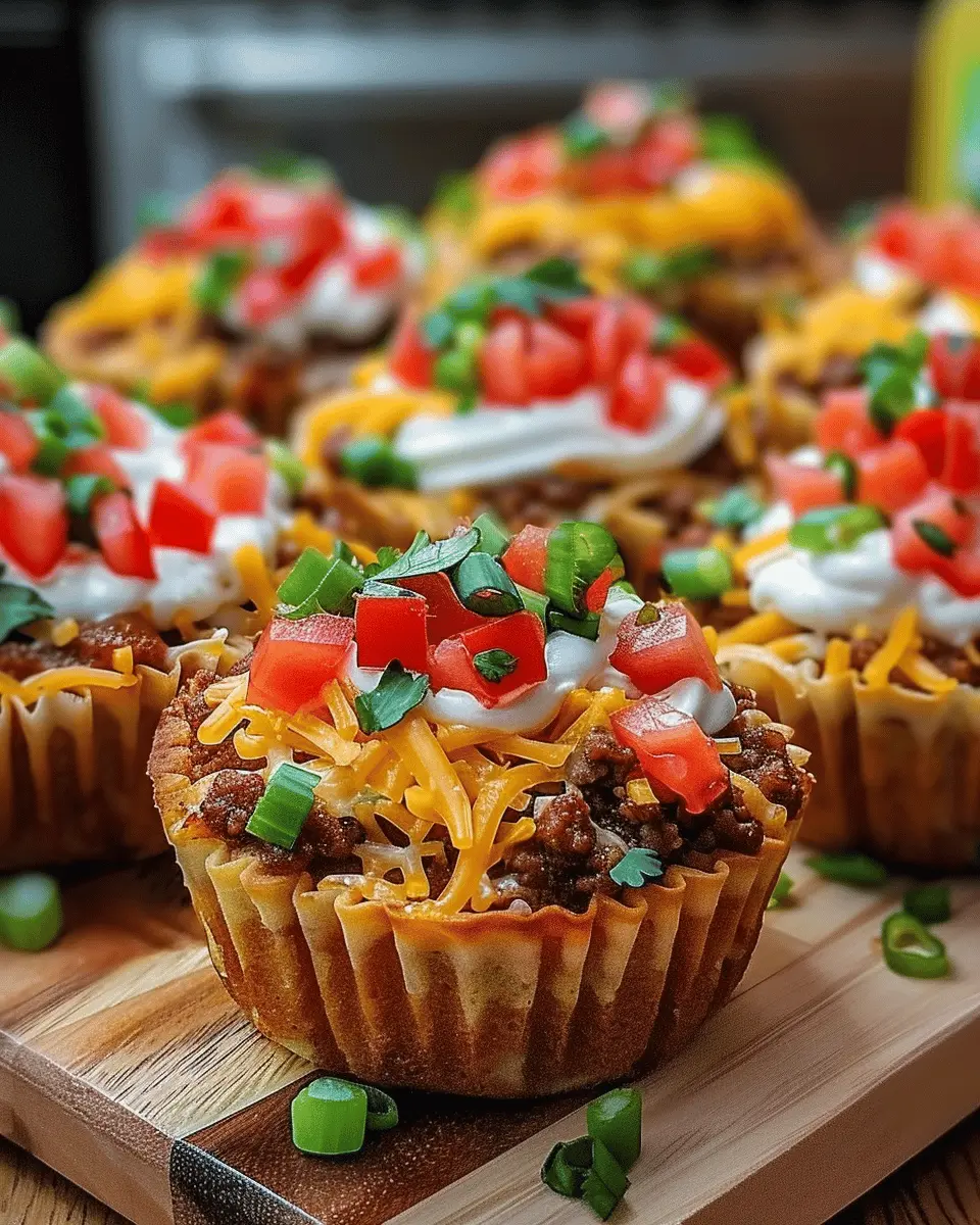 Taco Cupcakes Delight: Indulgent Turkey Bacon Treats for Everyone