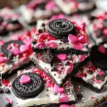 Valentine’s Day Oreo Cookie Bark