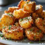 Amazing Crispy Parmesan Crusted Potatoes Done in 30 Min Flat