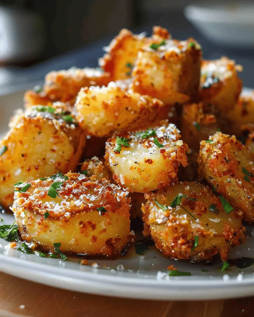 Amazing Crispy Parmesan Crusted Potatoes in 30 Min Flat for Comfort
