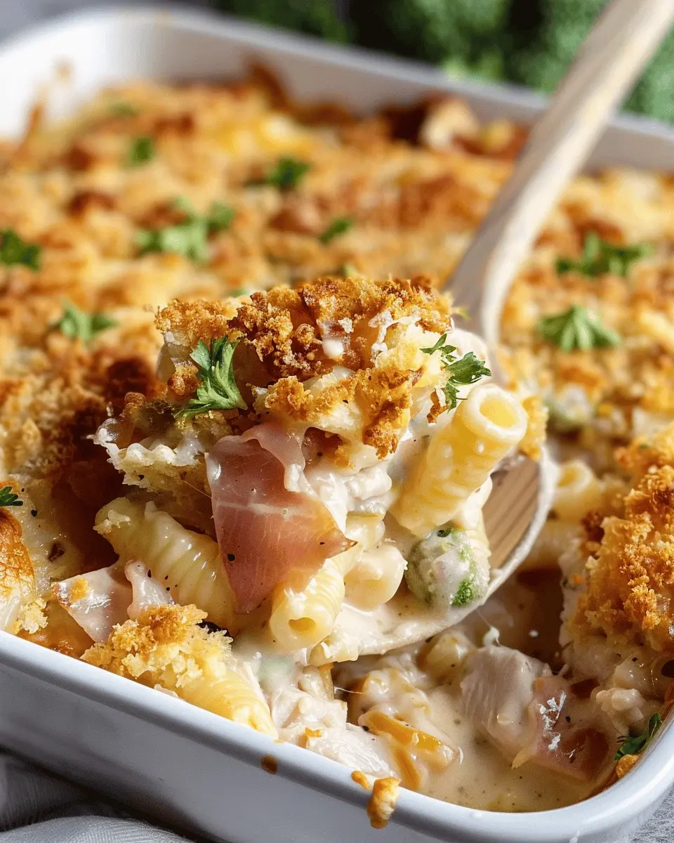 Chicken Cordon Bleu Casserole: Easy Comfort Food with Turkey Bacon