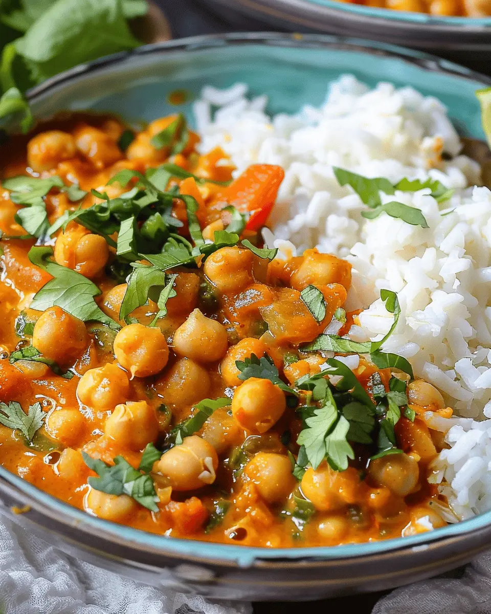 Chickpea Curry: Easy Comfort Food for Cozy Nights at Home
