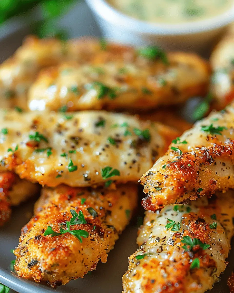 Garlic Parmesan Chicken Tenders: Easy Homemade Comfort Food