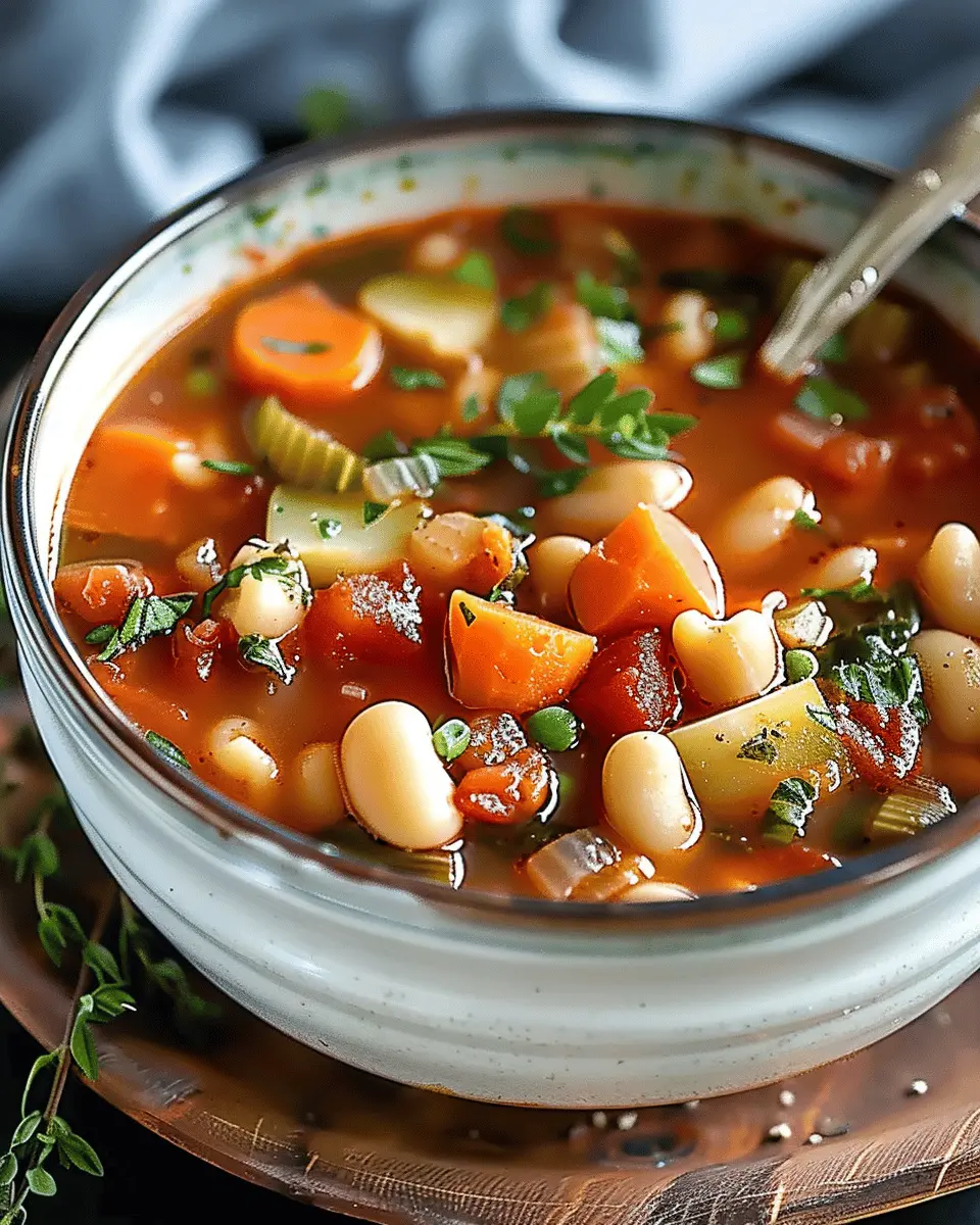 Minestrone Soup: The Best Ultimate Recipe with Turkey Bacon and Chicken Ham