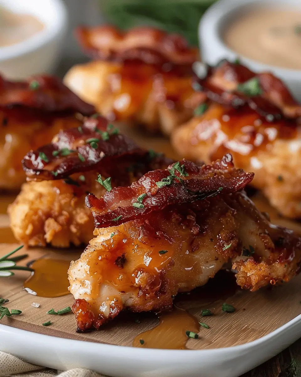 Turkey Bacon Brown Sugar Chicken Tenders: Easy and Irresistibly Juicy