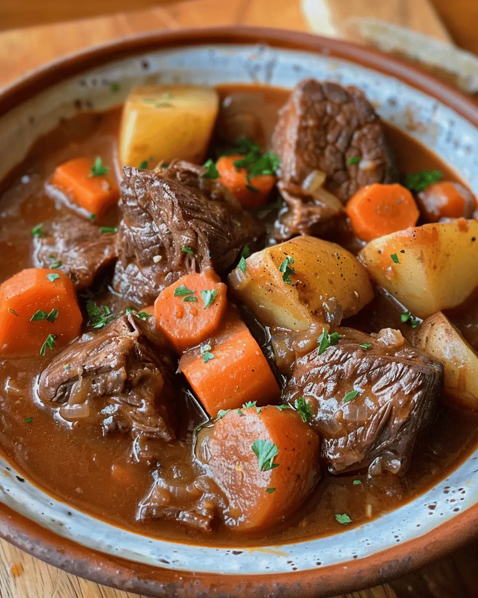 Beef Stew with Carrots and Potatoes: A Hearty Family Favorite
