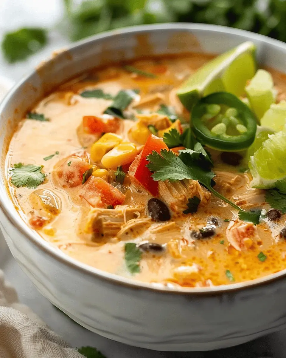 Creamy Chicken Tortilla Soup: An Easy Comfort Recipe for Everyone