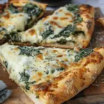 Air Fryer Spinach Florentine Pizza