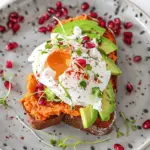 Sweet Potato Toast with Avocado & Poached Egg (Gluten & Grain Free)
