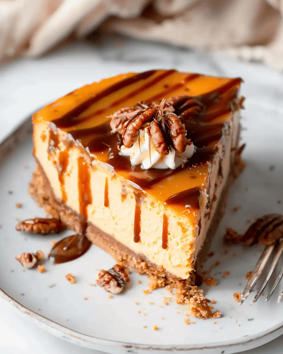 Turtle Pumpkin Cheesecake: The Best Indulgent Fall Dessert